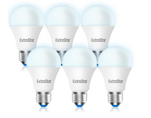 ExtraStar Lampadina LED E27 A60  8W  2PZ (Equivalente 60W), 760 Lumen, Luce CALDA, Fascio Luminoso 270°, Risparmio Energetico
