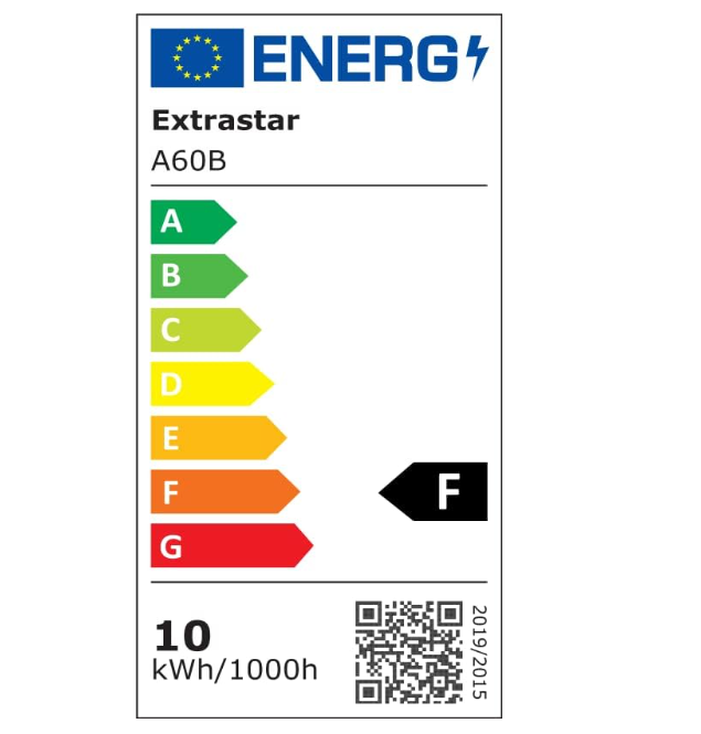 ExtraStar LED Bulb E27 A60 8W 2-Pack (60W Equivalent), 760 Lumens, Cool White Light, 270° Beam Angle, Energy Saving