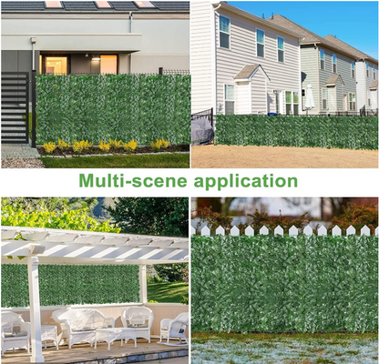 Siepe Artificiale per Balconi Siepe Artificiale Ornamentale Faux Ivy Hedge Leaf and Vine Privacy Fence Wall Screen adatto per esterni, interni, giardino, recinzione, cortile e decorazioni 1*5metri