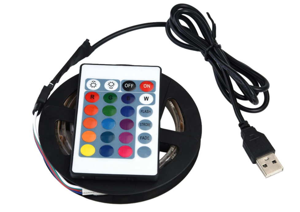 Luce di Striscia di LED Impermeabile all' Acqua  RGB LED Illumina la Banda con a Telecomando per i arrière-Plans di TV Luce 5 V USB Backlight Kit, 3m