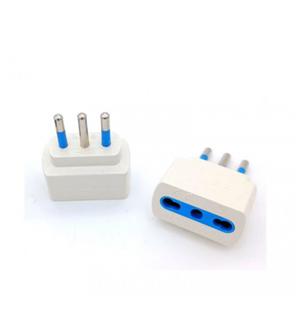 10A Plug Adapter and 10/16A Bivalent Bipass Socket with 1500W Manual Overload Protection
