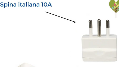 10A Plug Adapter and 10/16A Bivalent Bipass Socket with 1500W Manual Overload Protection