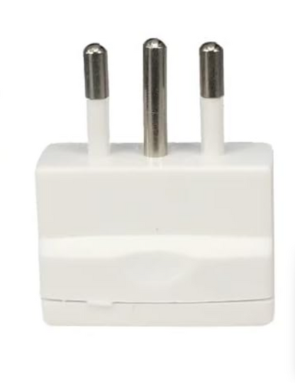10A Plug Adapter and 10/16A Bivalent Bipass Socket with 1500W Manual Overload Protection