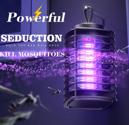 Plan A LED Mosquito Killer Lamp with 25cm USB Power Cord, 1800V  Insect Killer Lamp, Electric Hanging Trap Zapper for Home Restaurant, Hotel, Office Pest Control