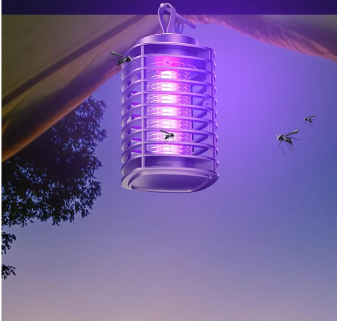 Plan A LED Mosquito Killer Lamp with 25cm USB Power Cord, 1800V  Insect Killer Lamp, Electric Hanging Trap Zapper for Home Restaurant, Hotel, Office Pest Control