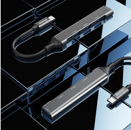 Hub USB C Porta Multiplead Aptatore, Docking Station Tipo Adattatore USB 4 porte, 1 USB 3.0 e 3 USB 2.0 Hub per Macbook Pro/Air PS4 PC Portatile Unità mobili e altro ancora