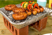 BBQ Instant Grill Barbecue Usa e Getta con Carbone Calore Istantaneo Essenziale per l'Estate MISURA 31*21*8.8CM