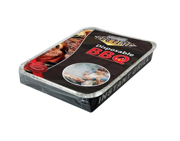Disposable BBQ Instant Grill with Charcoal Instant Heat Essential for Summer SIZE 31*21*8.8CM