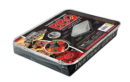 Disposable BBQ Instant Grill with Charcoal Instant Heat Essential for Summer SIZE 31*21*8.8CM