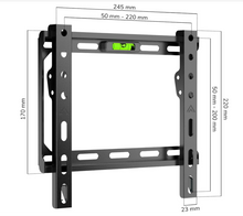 TekOne Supporto da Parete per TV 14"-42" Compatto e Resistente MAX 25KG Ideale per Installazione Sicura e Stabile
