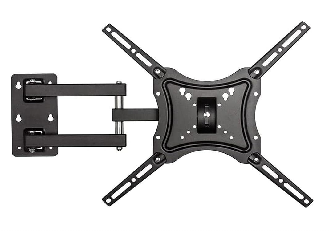 Staffa a Parete 117B max 30kg per TV LCD e Plasma 14-55" con Attacco VESA Inclinabile e Braccio Snodabile Estensibile Supporto Muro Schermo Piatto