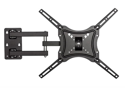 Staffa a Parete 117B max 30kg per TV LCD e Plasma 14-55" con Attacco VESA Inclinabile e Braccio Snodabile Estensibile Supporto Muro Schermo Piatto