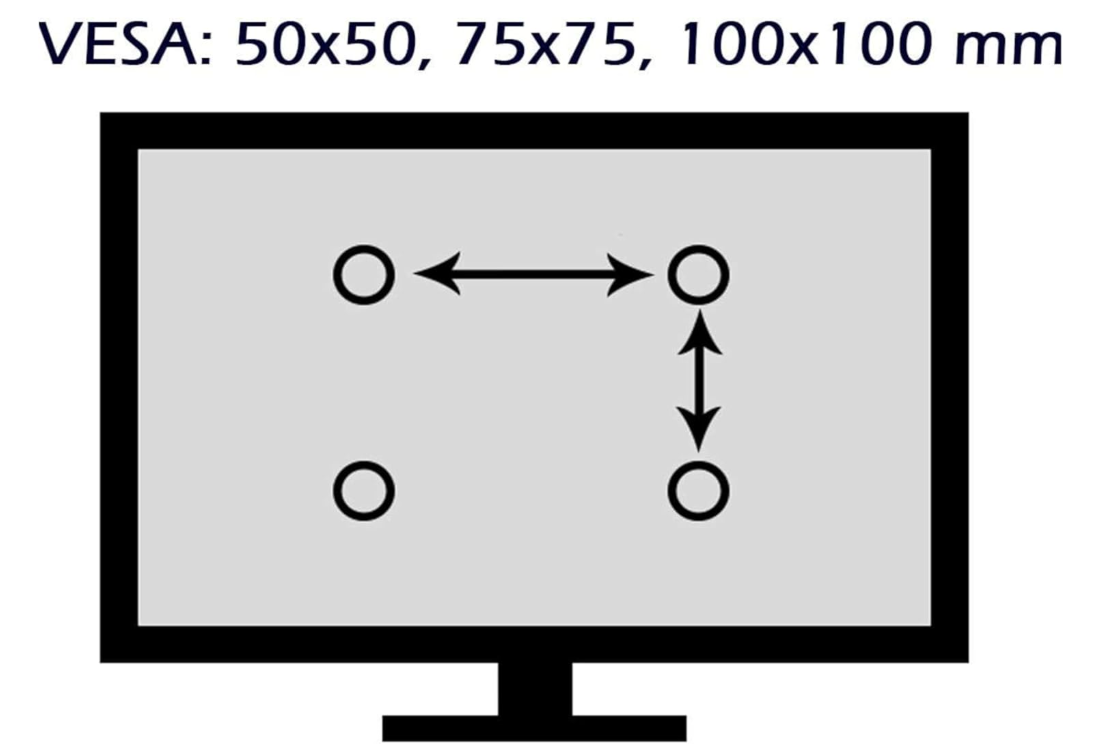Supporto da Parete TekOne per TV LED/LCD 14-47'' - VESA, Fino a 50kg