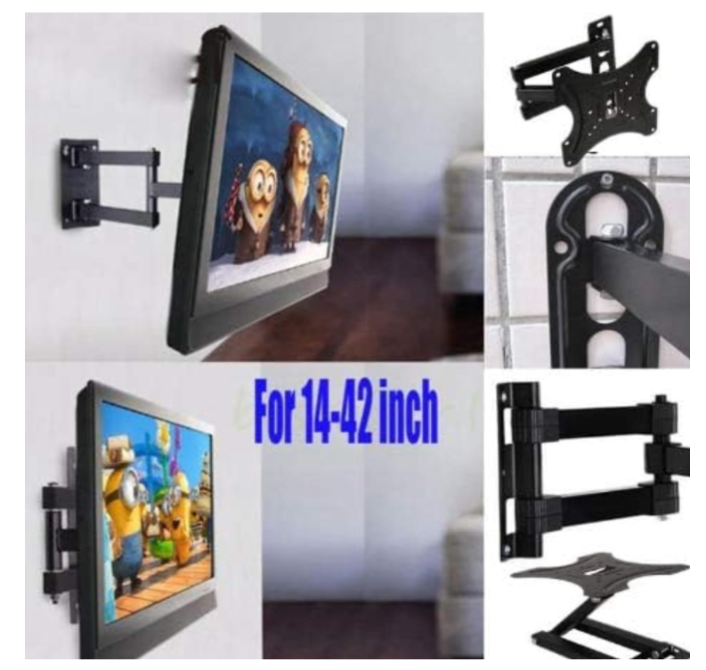 Supporto da Parete TekOne per TV LED/LCD 14-47'' - VESA, Fino a 50kg