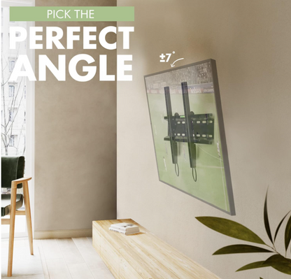 Supporto da Parete TekOne per TV 42"-86" - Robusto, Regolabile e Affidabile max 100kg