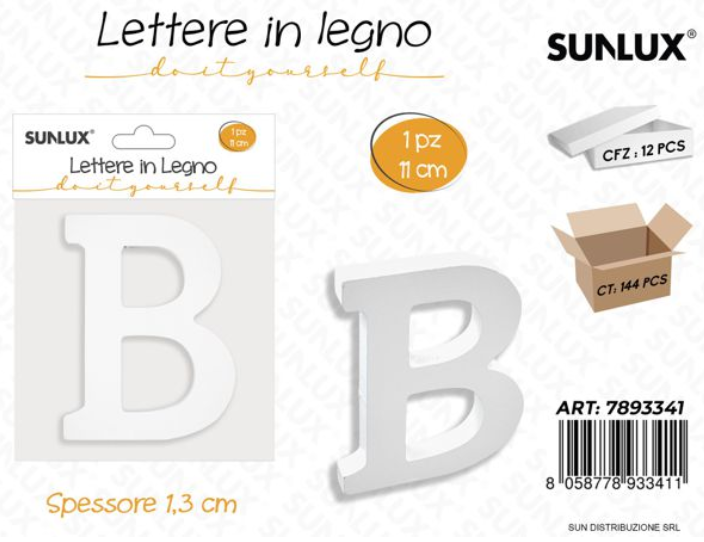 Lettere in Legno Decorative – 11 x 1,3 cm ABCDEFGHIJKLMNOPQRSTUVWXYZ