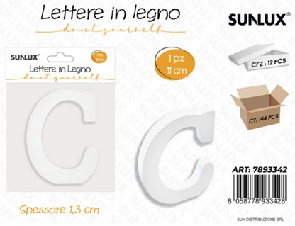 Lettere in Legno Decorative – 11 x 1,3 cm ABCDEFGHIJKLMNOPQRSTUVWXYZ