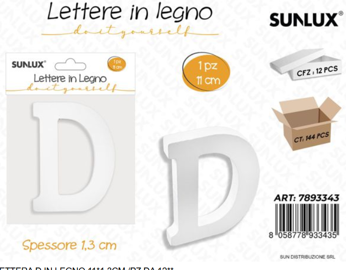 Lettere in Legno Decorative – 11 x 1,3 cm ABCDEFGHIJKLMNOPQRSTUVWXYZ