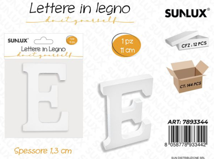 Lettere in Legno Decorative – 11 x 1,3 cm ABCDEFGHIJKLMNOPQRSTUVWXYZ