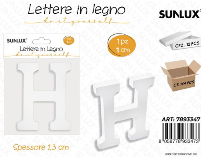 Lettere in Legno Decorative – 11 x 1,3 cm ABCDEFGHIJKLMNOPQRSTUVWXYZ