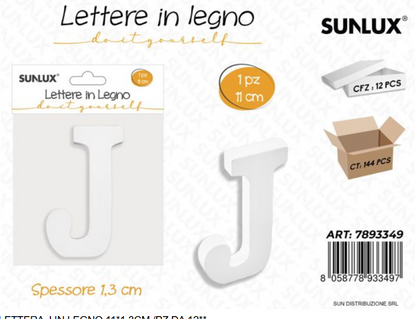 Lettere in Legno Decorative – 11 x 1,3 cm ABCDEFGHIJKLMNOPQRSTUVWXYZ