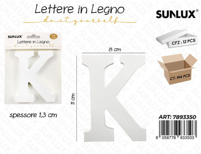 Lettere in Legno Decorative – 11 x 1,3 cm ABCDEFGHIJKLMNOPQRSTUVWXYZ