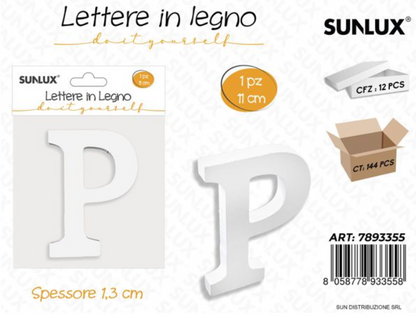 Lettere in Legno Decorative – 11 x 1,3 cm ABCDEFGHIJKLMNOPQRSTUVWXYZ
