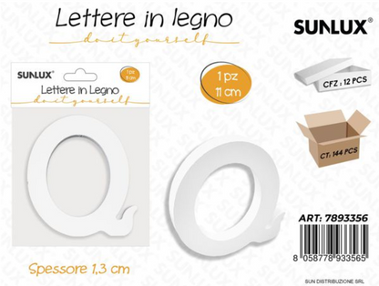 Lettere in Legno Decorative – 11 x 1,3 cm ABCDEFGHIJKLMNOPQRSTUVWXYZ