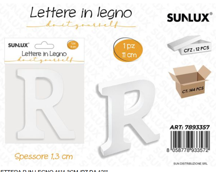 Lettere in Legno Decorative – 11 x 1,3 cm ABCDEFGHIJKLMNOPQRSTUVWXYZ