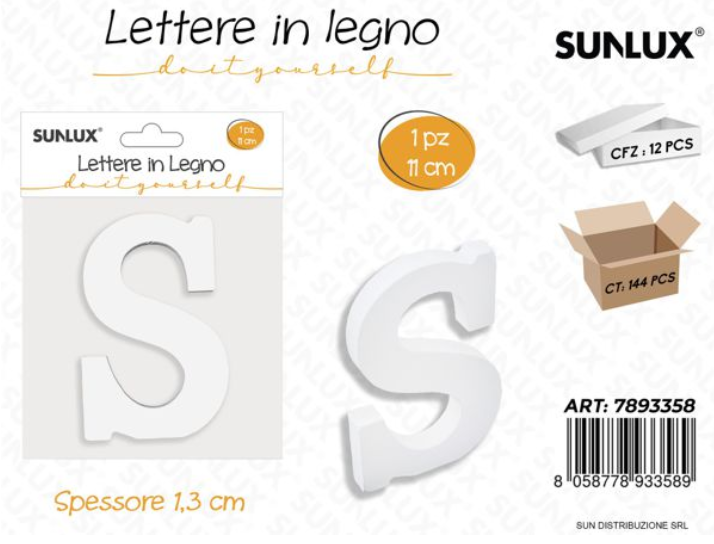Lettere in Legno Decorative – 11 x 1,3 cm ABCDEFGHIJKLMNOPQRSTUVWXYZ