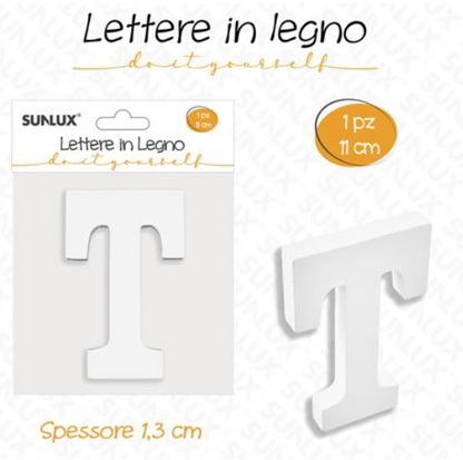 Lettere in Legno Decorative – 11 x 1,3 cm ABCDEFGHIJKLMNOPQRSTUVWXYZ