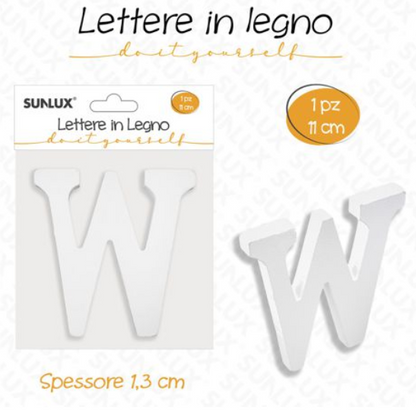 Lettere in Legno Decorative – 11 x 1,3 cm ABCDEFGHIJKLMNOPQRSTUVWXYZ