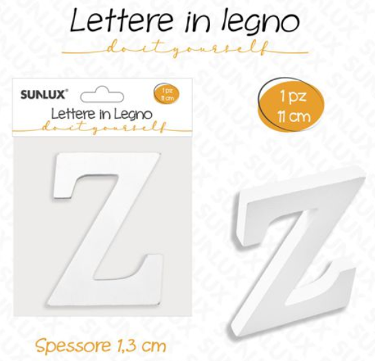 Lettere in Legno Decorative – 11 x 1,3 cm ABCDEFGHIJKLMNOPQRSTUVWXYZ