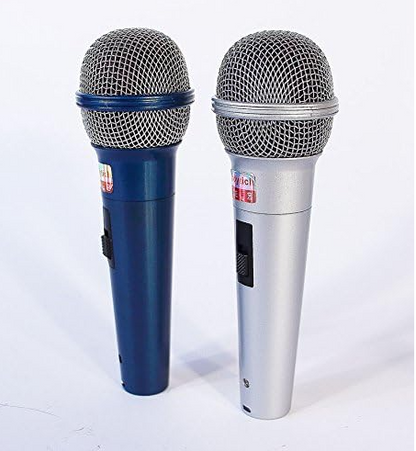 Coppia Microfoni Dinamico TeKone Te-119 Con Filo Karaoke Conferenza hsb