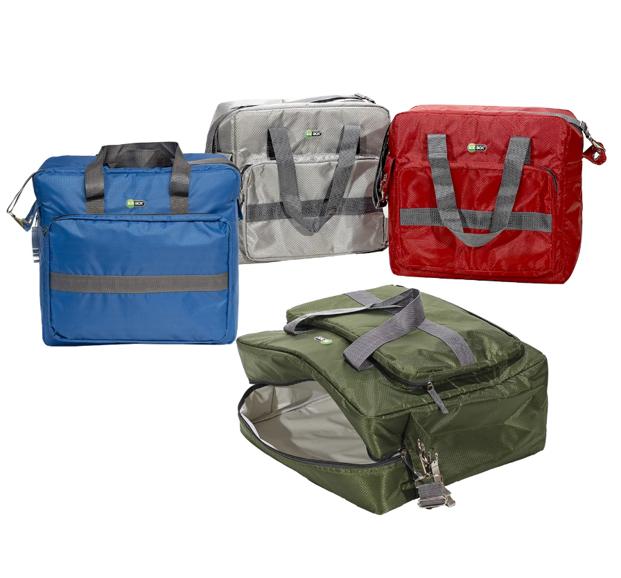 Borsa Termica 30 Litri h40x42x18 cm Isolamento Ad Alta Densità Tessuto Resistente All'Acqua Tracolla Removibile Apribottiglie Incluso