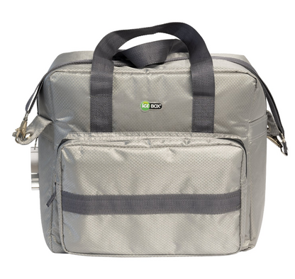 Borsa Termica 30 Litri h40x42x18 cm Isolamento Ad Alta Densità Tessuto Resistente All'Acqua Tracolla Removibile Apribottiglie Incluso