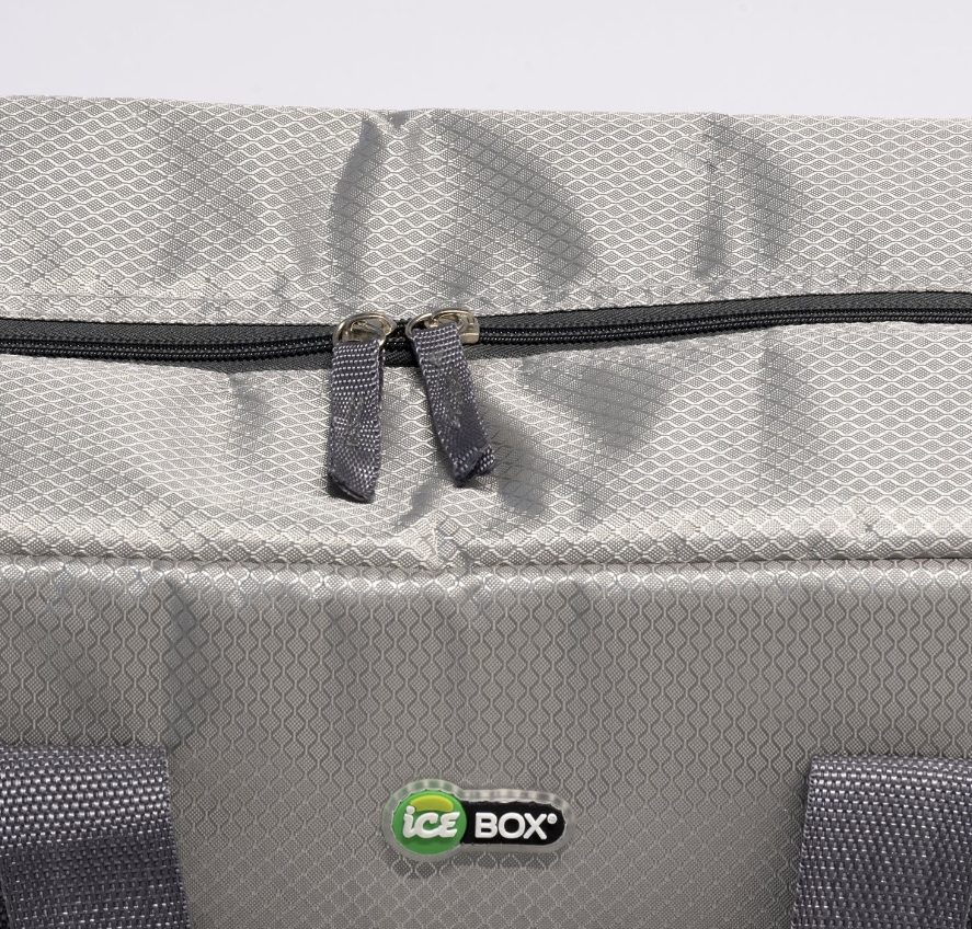 Borsa Termica 30 Litri h40x42x18 cm Isolamento Ad Alta Densità Tessuto Resistente All'Acqua Tracolla Removibile Apribottiglie Incluso