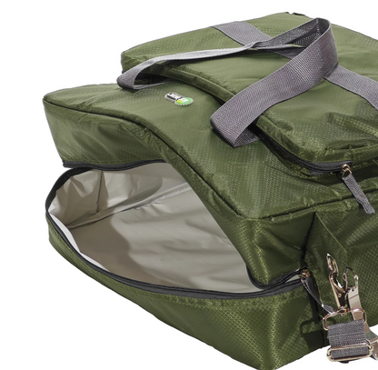 Borsa Termica 30 Litri h40x42x18 cm Isolamento Ad Alta Densità Tessuto Resistente All'Acqua Tracolla Removibile Apribottiglie Incluso