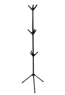 Appendiabiti da Terra in Metallo 9 Ganci h162 cm Struttura Robusta con 3 Piedini Antiscivolo e Montaggio Semplice ad Incastro