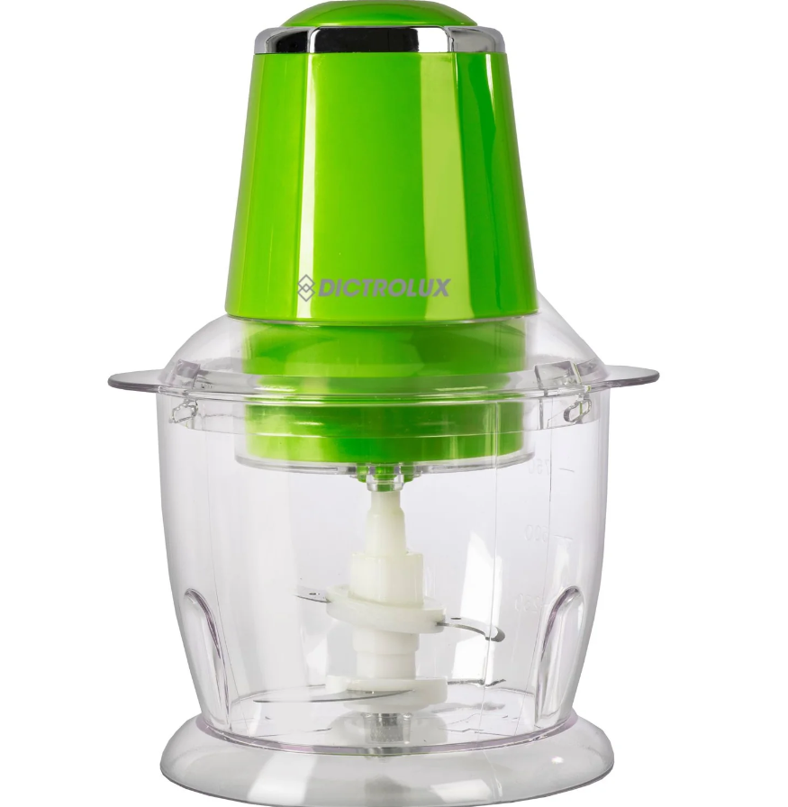 Dictrolux 3-in-1 Electric Food Chopper 300 Watt 750 ml with 4 Stainless Steel Blades and Pulse Function for Precise Control