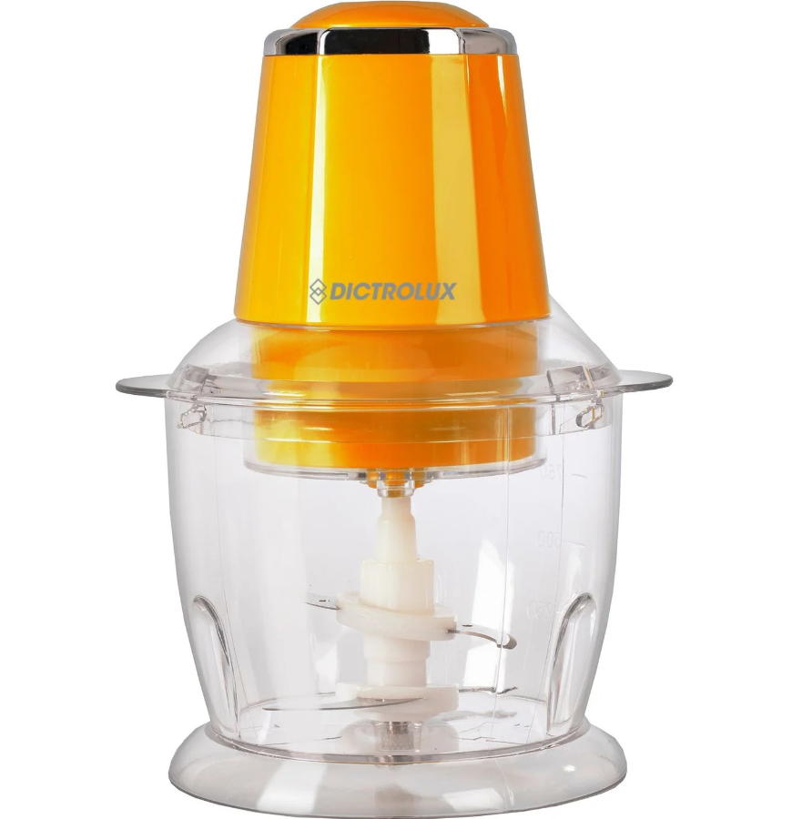 Dictrolux 3-in-1 Electric Food Chopper 300 Watt 750 ml with 4 Stainless Steel Blades and Pulse Function for Precise Control