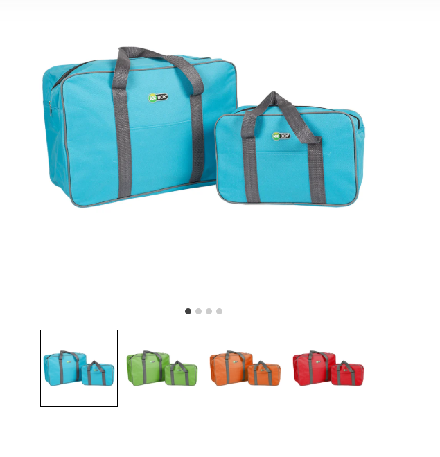 Borse Termiche Jumper Set 24 litri + 6 litri con Isolamento PE 3 mm e Maniglie Robuste per Trasporto Comodo