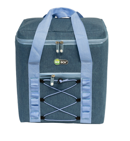 Jeans Cooler Bag 20 Liters h34x29x20 cm High-Performance Insulation Water-Resistant with Secure Zipper and Robust Handles for Travel and Outdoor Activities
