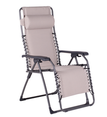 Marbueno Sedia a Sdraio da Giardino in Acciaio con Braccioli Pieghevole Seduta in Tessuto Rosa e Bianco 90x108x66 cm Resistente e Traspirante
