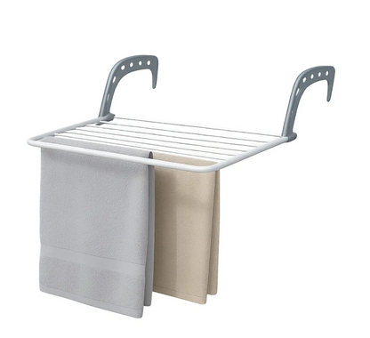 Stendibiancheria da Termosifone e Balcone Wing h16x65x52 cm max 4 kg Struttura in Acciaio Verniciato Bracci Regolabili e Ripiegabili Finitura Antiruggine