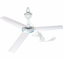 Ventilatore a Pale da Soffitto Portatile 23 Watt h24cm x ø90cm con 3 Pale in Plastica Resistente e Interruttore ON/OFF sul Cavo