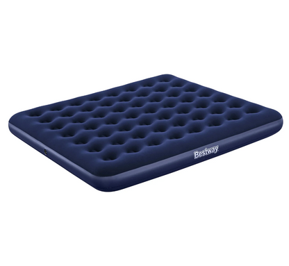 Bestway Materasso Matrimoniale Gonfiabile da Campeggio Blu 22x203x183 cm per 2 Persone Carico 300 kg Vinile Resistente