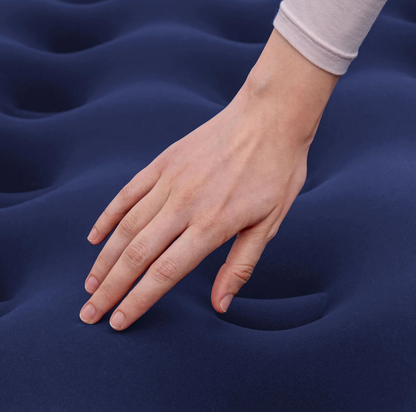 Bestway Materasso Matrimoniale Gonfiabile da Campeggio Blu 22x203x183 cm per 2 Persone Carico 300 kg Vinile Resistente