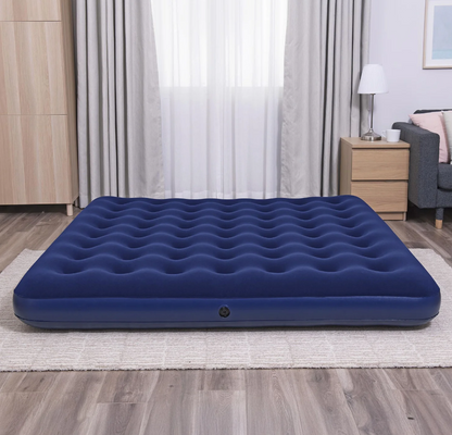Bestway Materasso Matrimoniale Gonfiabile da Campeggio Blu 22x203x183 cm per 2 Persone Carico 300 kg Vinile Resistente