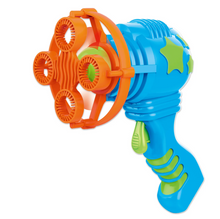 Pistola Spara Bolle di Sapone Bubble Cyclone con Potente Ventola e Tantissime Bolle per Divertimento Assicurato Età 3+ Inclusi Accessori Pronto per Giocare